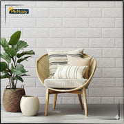 3D Brick Wall Panel-White