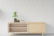 White Brick Wall Panel