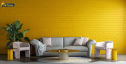 3D Brick Wall Panel -Yellow